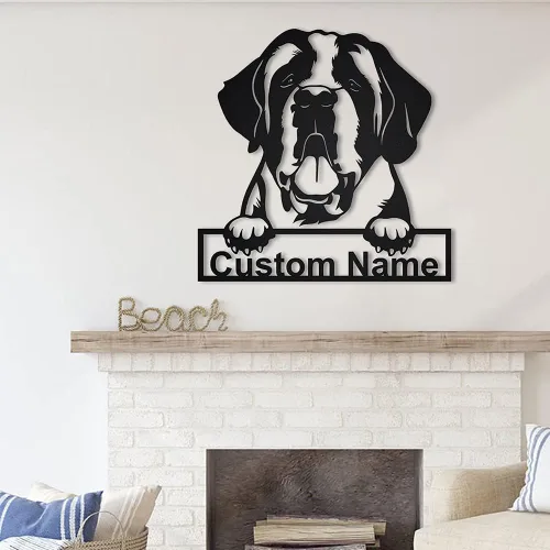 Vista 54 de Letrero de madera personalizado de perro Airedale Terrier Letrero de madera personalizado Airedale Terrier Airedale Terrier divertido Regalo