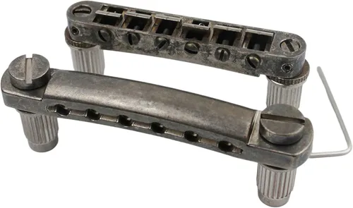Vista 9 de Guyker Puente para Guitarra Tune-O-Matic y Combo de Cordal con Barra de Parada con Anclajes y Pernos de Reemplazo Compatible con LP SG EPI Guitarra