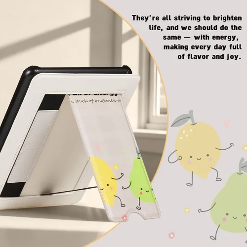 Vista 82 de CoBak Funda inteligente para Kindle Paperwhite de 6.8" de 11ª generación 2021 con función de encendido automático, ligera, delgada, de piel **Salvia