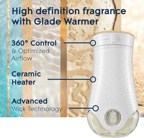 Vista 6 de Glade PlugIns - Recambios de ambientador, aceites perfumados y esenciales para el hogar y el baño, Aqua Waves, 6.7 onzas líquidas, 10