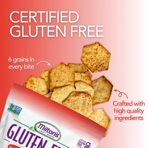 Vista 5 de MILTONS CRAFT BAKERS Galletas horneadas de verduras tostadas al fuego, 4.5 onzas