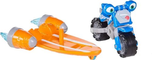 Loop Hoopla - Motocicleta de juguete con accesorio de tablero de vroomboard, multicolor