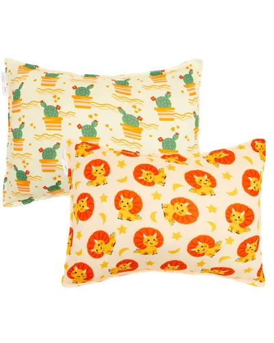 Vista 80 de ALVABABY Paquete de 2 fundas de almohada de algodón orgánico para niños pequeños, fundas de almohada para niños de 13 x 18 pulgadas o 12 x 16