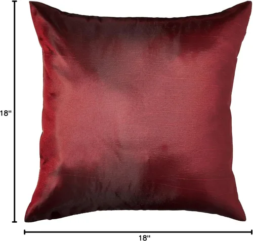 Vista 6 de Violet Linen Fantasy Modern Zig Zag Chevron - Almohada decorativa de poliéster jacquard, 18 x 18 pulgadas, color burdeos