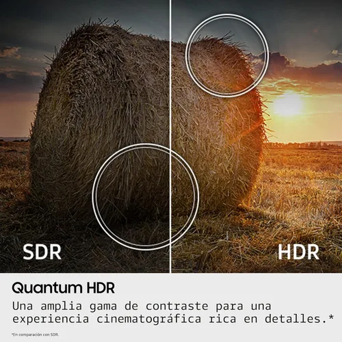 Vista 12 de Samsung - Smart TV QLED de 43 pulgadas de la serie Q7F Samsung Vision AI (modelo 2025, 43Q7F) Quantum HDR, Object Tracking Sound Lite, procesador Q4