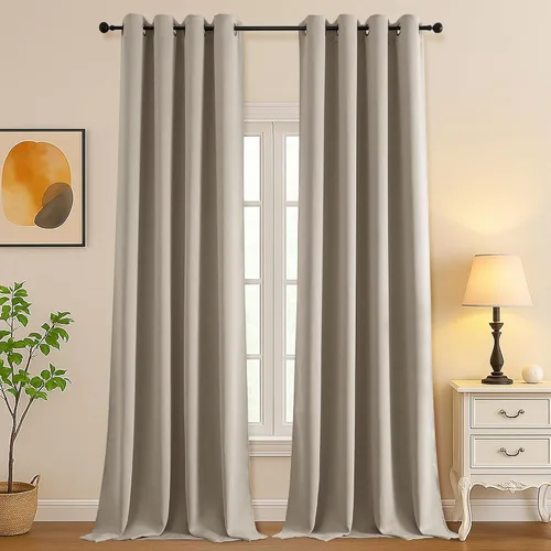 Vista 75 de Simplebrand Juego de 2 paneles de cenefa aguamarina para ventana de cocina de 14 pulgadas de largo, cortinas de oscurecimiento de habitación