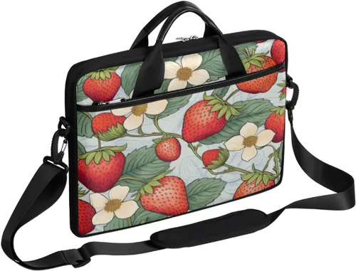 Vista 19 de Laptop Shoulder Bag for Men Women Cow Print Sunflower Slim Briefcase Messenger Bag Waterproof Laptop Bag Carrying Case