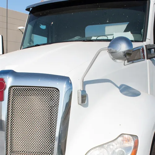 Vista 4 de 2013-19 Exterior Hood Montado Espejo Cromo Lado Del Conductor LH Cabe Kenworth T680