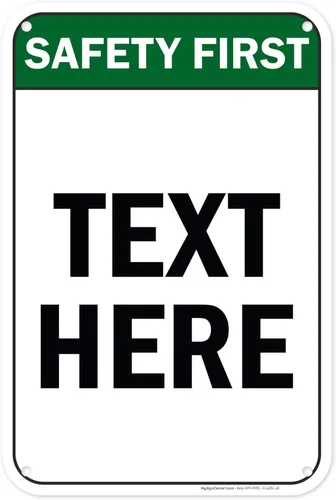 Letrero de precaución personalizado, letrero ANSI, compatible con Osha, 7 x 10 pulgadas, libre de óxido, aluminio 040, resistente a la decoloración,