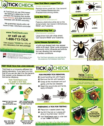 Vista 8 de TickCheck Tarjeta eliminadora de garrapatas, herramienta de eliminación de garrapatas de tamaño billetera con tarjeta de identificación
