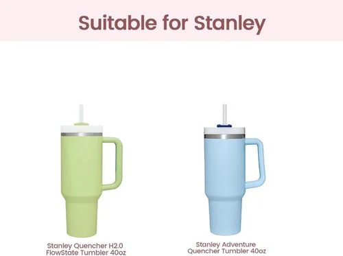 Vista 3 de Funda de Silicona para Stanley, Protector de Base de Vaso, Accesorios para Stanley Quencher H2.0 FlowState Tumbler 40oz / Adventure Quencher Tumbler