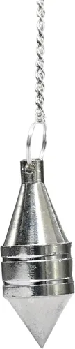 Vista 89 de Péndulos de metal curativos de Amazing Gemstone para adivinaci��n, cúpula dorada de acero de cobre de alta energía, péndulo de bronce, péndulos