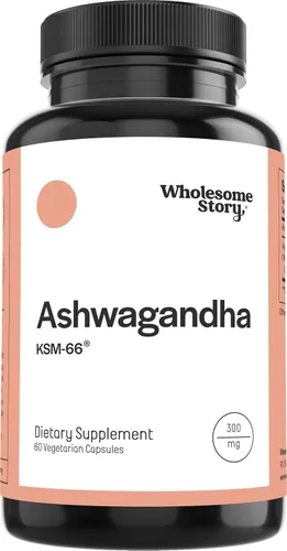 Cápsulas veganas KSM 66 Ashwagandha Withanólidos de alta potencia al 5% Suplementos de extracto de raíz de ashwagandha Ashwagandha 300 mg Manejo