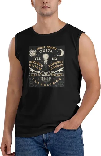 Vista 2 de Game Ouija Board Pattern Tank Tops Mans T-Shirt Sleeveless T-Shirt