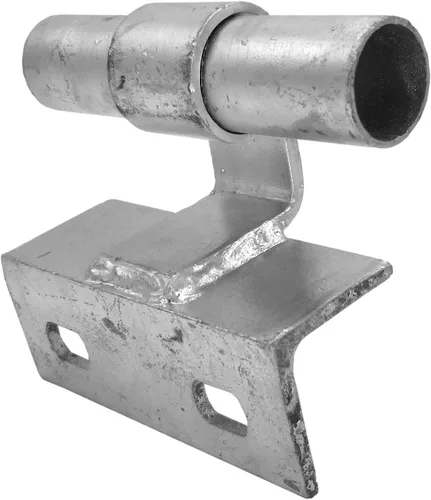 Vista 5 de Jake Sales Soporte de riel para puerta rodante/deslizante - Montaje en pared: para tubería de riel de 1-5/8" [parte trasera plana]