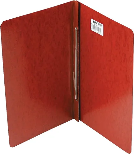 Vista 2 de ACCO 30078 Presstex - Cubierta para informe, clip de punta, legal, capacidad de 3 pulgadas, color rojo