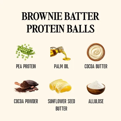 Vista 4 de Scott's Bolas de proteínas – Bocadillos a base de plantas con 0.17 oz de alto contenido proteico – Sin gluten, sin OMG, sin lácteos – Bocadillos