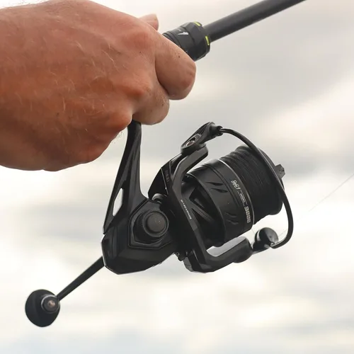 Vista 9 de HANDING Carrete giratorio M1, carretes de pesca de agua dulce giratorios, rodamientos de bolas 9+1, arrastre máximo de 26.5 libras, relación