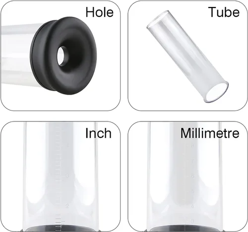 Vista 5 de Bomba de crecimiento para masturbador masculino con succión LCD, bomba de pene para hombres, bomba de pene automática al vacío, recargable, más