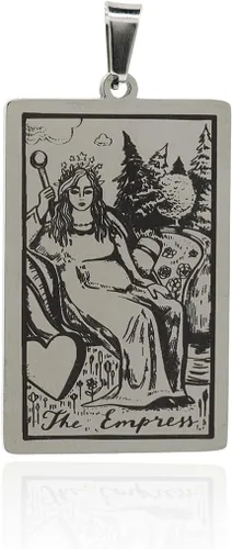 Vista 17 de Encantos para hacer joyas con tarjetas de tarot, exquisito collar de sol, dije de luna, suministros para hacer joyas de bricolaje