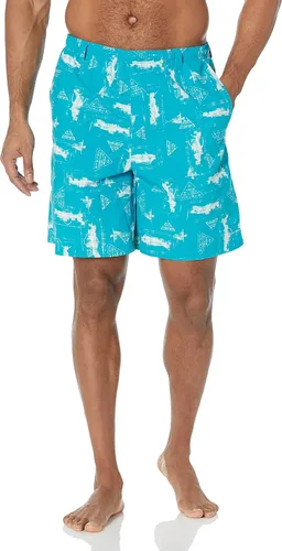 Vista 16 de Columbia Super Backcast - Pantalón corto de agua para hombre Impresión de tinte negro