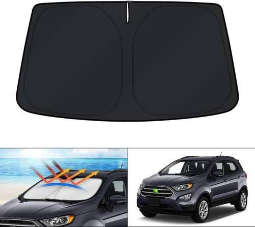 Vista 213 de KUST Parasol para parabrisas para BMW X1 F48 2016, 2017, 2018, 2019, 2020, 2021, 2022, accesorios de ajuste personalizado, parasol plegable