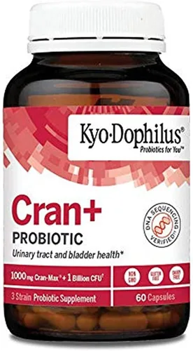 Vista 4 de Kyolic Kyo-Dophilus Cran+ Probiótico, Tracto Urinario y Salud de la Vejiga*, 60 Cápsulas