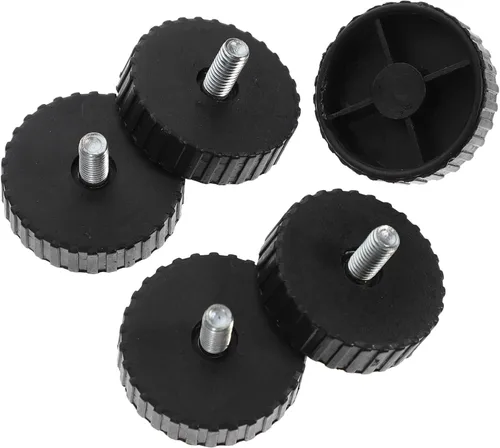 Vista 10 de OSALADI Patas ajustables para gabinetes 1.772 in pies de nivelación extensibles de muebles 0.236 * 0.984 in Pp hierro