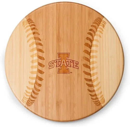 Vista 44 de PICNIC TIME NCAA Arizona Wildcats Homerun! Bamboo Cutting Board with Team Logo
