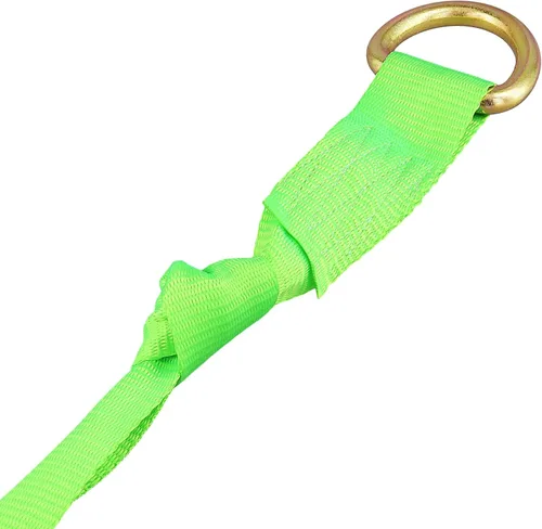 Vista 5 de JOIKIT Paquete de 4 Correas de Remolque Lasso de 2 Pulgadas x 8.2 Pies con Anillo en D Amarre Automático para Elevación de Ruedas, Grúa, Rollback