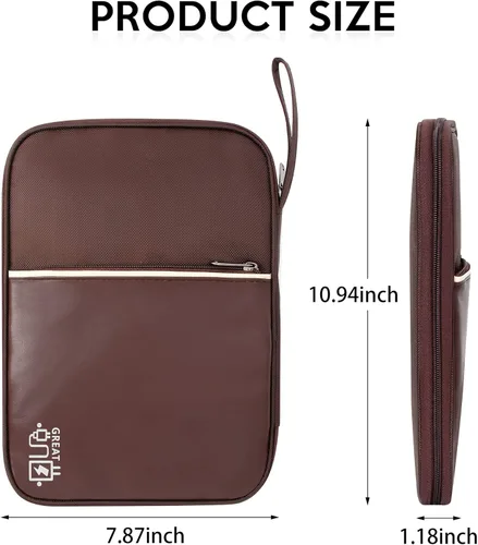 Vista 2 de Organizador de electrónica, bolsa organizadora de cables de viaje, compacta, impermeable, accesorios electrónicos, estuche para cables duros