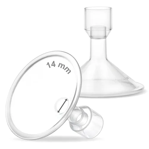 Vista 30 de 9mm Maymom MyFit Shields, Serie Pano; Compatible con el extractor de leche Medela PersonalFit, Freestyle, Harmony, Maxi, Conector Freestyle Flex