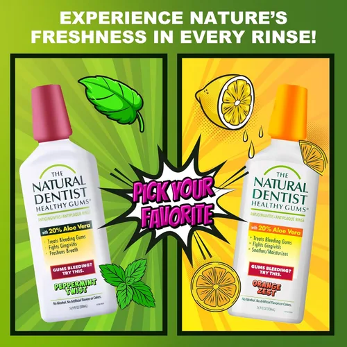Vista 8 de The Natural Dentist Healthy Gums Antigingivitis/Antiplaque Rinse Parent