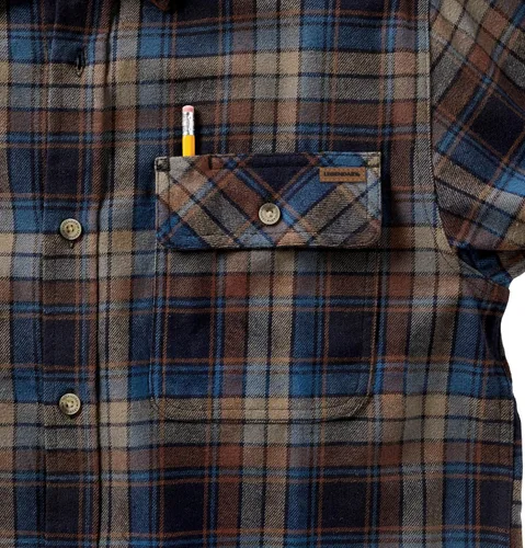 Vista 5 de Legendary Whitetails Camisa de franela de manga larga con botones para hombre, 100% algodón