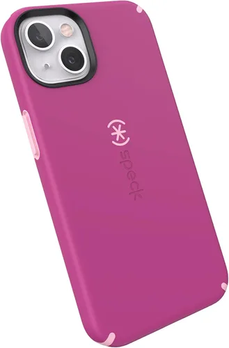 Vista 9 de Speck Funda para iPhone 13 - Protección contra caídas y resistente a los arañazos, diseñada para MagSafe para iPhone 13 - Funda de doble capa, funda