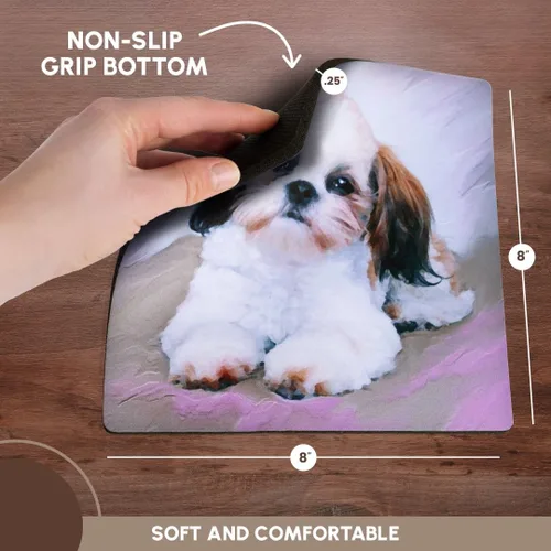 Vista 3 de 3dRose Border Collie Puppy Dog Na02 Pwo0040 Piperanne Worcester Mouse Pad (mp_140297_1)