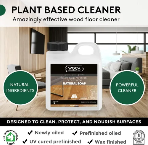 Vista 6 de WOCA Limpiador concentrado de jabón natural para pisos de madera aceitada