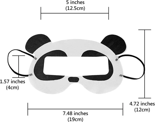 Vista 6 de Geekria 50PCS VR Cartoon Disposable Mask VR Headset Mask, VR Eye Cover Mask, VR Headset Cover Mask Universal Mask for VR Compatible with Meta Quest