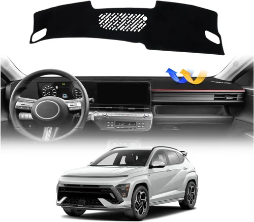 Vista 31 de CARTIST Ajuste personalizado para cubierta de tablero de gamuza 2016 2017 2018 2019 2020 Kia Optima alfombrilla de tablero antideslizante