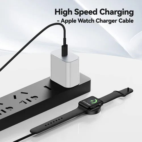 Vista 32 de Cable de carga USB C mejorado para Apple Watch, [certificado Apple MFi], cable de carga magnético para iWatch de 6 pies, cable de carga tipo C 2