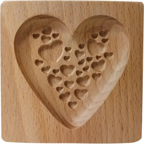 Vista 14 de Molde de Galletas de Madera, Molde de Horneado 3D, Herramienta de Decoración de Gravura para Artesanía, Adecuado para Halloween, Acción de Gracias