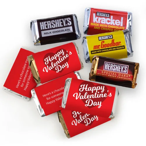 Vista 2 de 128 piezas de mezcla de chocolate con caramelo para el día de San Valentín (1.5 libras, aprox. 128 piezas)