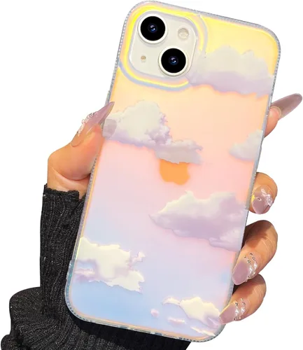 Vista 78 de I-MGAE-IN-AR - Funda diseñada para iPhone 12 y 12 Pro, diseño de mariposa plateada brillante, funda protectora de poliuretano termoplástico, suave