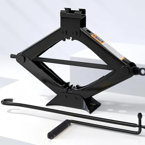Gato de tijera para coche - 3.0 toneladas (6614 libras) | Kit de gato de coche - Gato de neumático | Portátil, | Ideal para SUV y automóviles - con