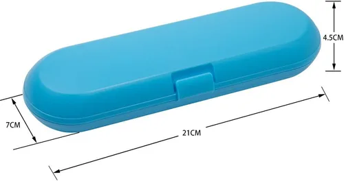 Vista 3 de Nincha Estuche de viaje para cepillo de dientes eléctrico de plástico para Oral-B Pro Series, Azul