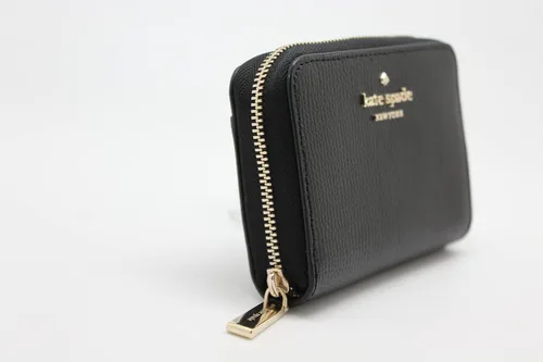 Vista 6 de Kate Spade Darcy - Cartera de piel con cremallera pequeña, color negro, Negro -, Cartera con cremallera