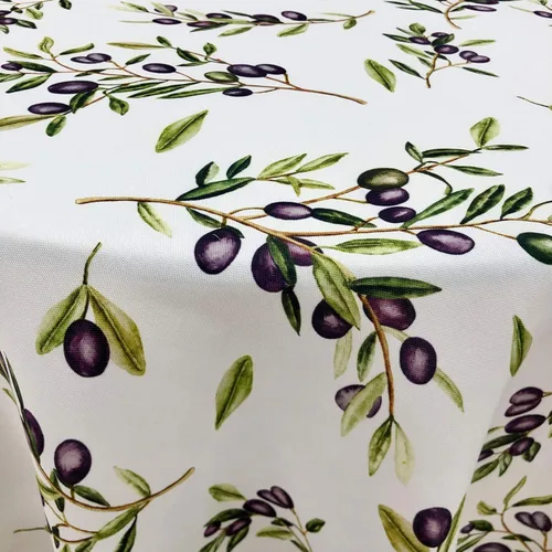 Vista 13 de CAIT CHAPMAN HOME COLLECTION Four Seasons Series - Mantel de tela de fácil cuidado con estampado de hojas de otoño