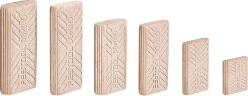 Festool 494938 Espiga Domino, madera de haya, 5 X 19 X 30 mm, paquete de 300 unidades