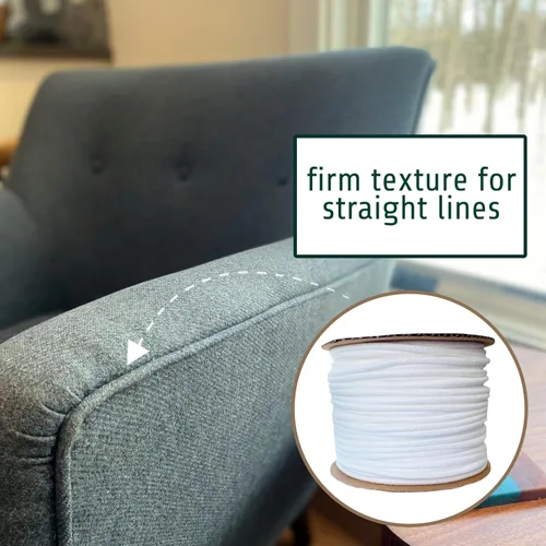Vista 2 de 5/32" Firm Tapicería Sintética Welt Cord, Trenzado, 66 yardas