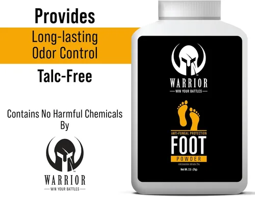 Vista 5 de Warrior Polvo antifúngico para pies – Jock Itch & Athletes Foot Treatment Powder – (juego de 1)